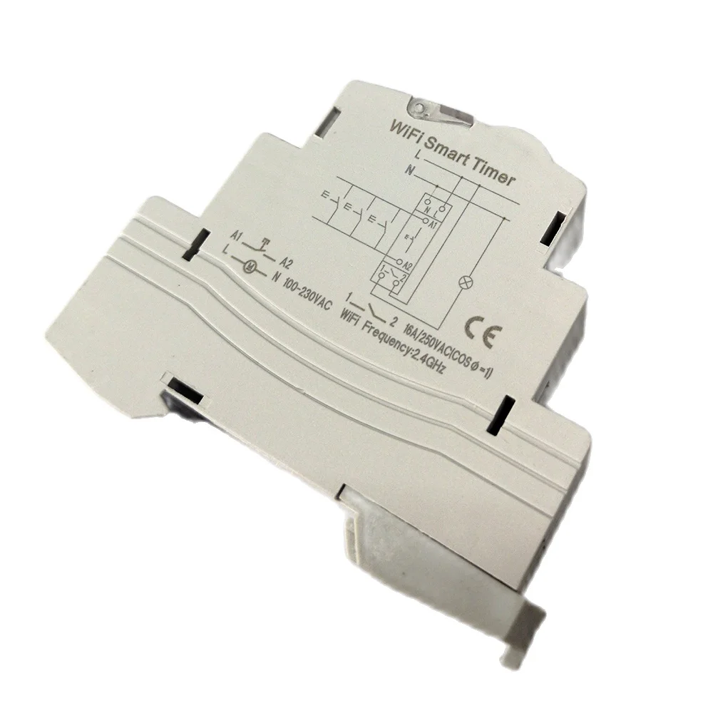 Imagem -04 - Tuya App Atms1601 Wifi Inteligente Temporizador Escada Trilho Din Interruptor de Tempo
