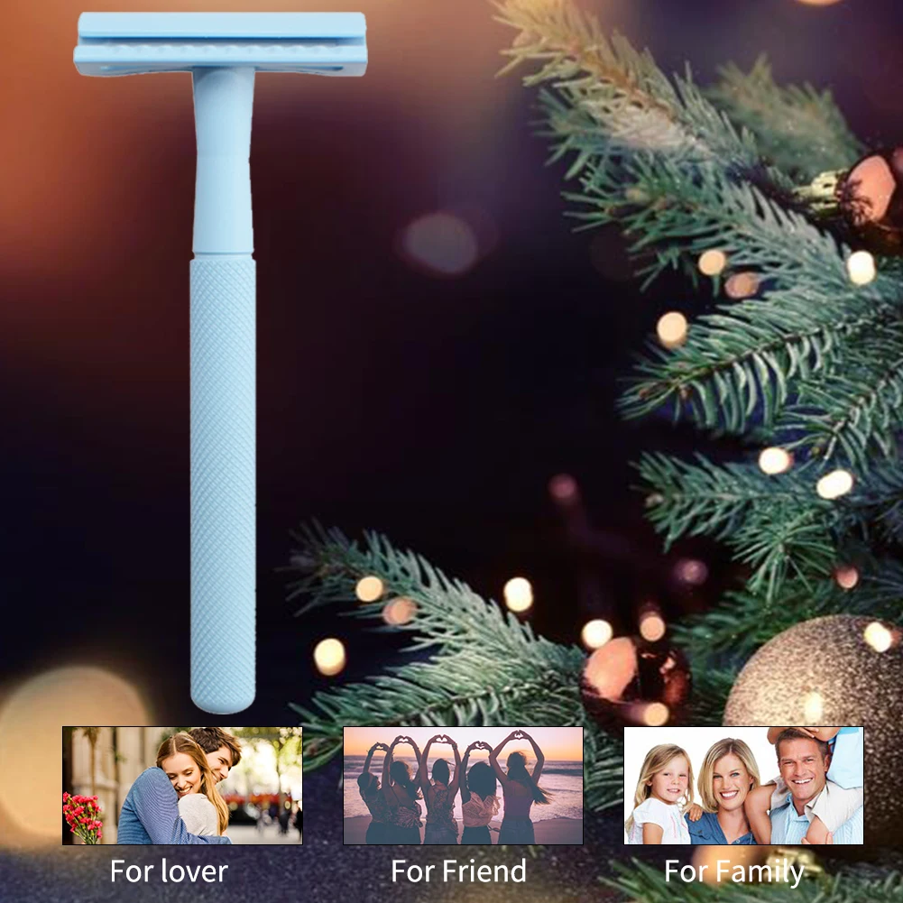 Double Edge Sicherheit Razor Männer Rasieren Frauen Haar Entfernung Klassische Damen Metall Unisex Manuelle Rasierer