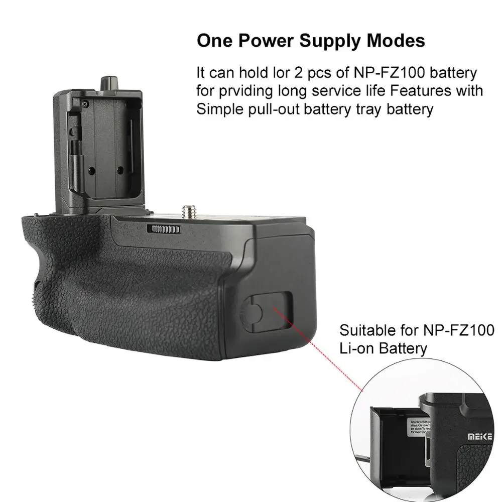 Meike MK-A7R IV Battery Grip For Sony A7RIV, A7IV, A9II A7SIII A1 Cameras