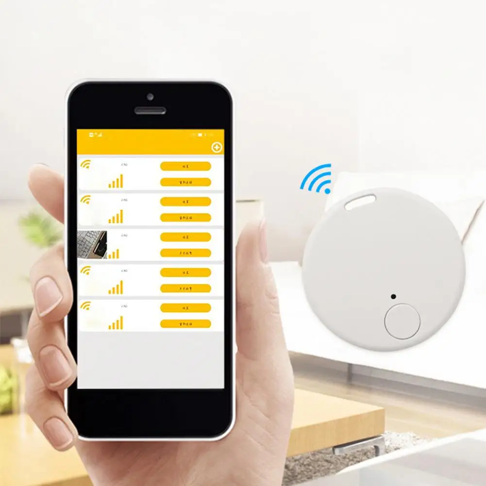 مكافحة خسر جهاز لاسلكي اتجاهين إنذار بلوتوث صغير متوافق لتحديد المواقع المقتفي محفظة مفاتيح مكتشف للسيارة