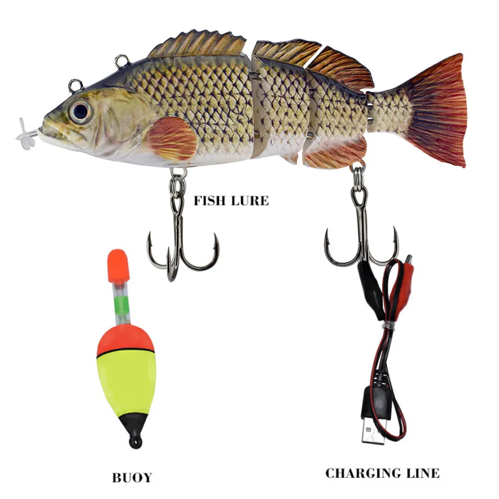 Electronic Robot Fish Bionic Fishing Lures Smart Auto-Swimming Electronic Robotic Fish Baits Carp Fish Tackle Accessories