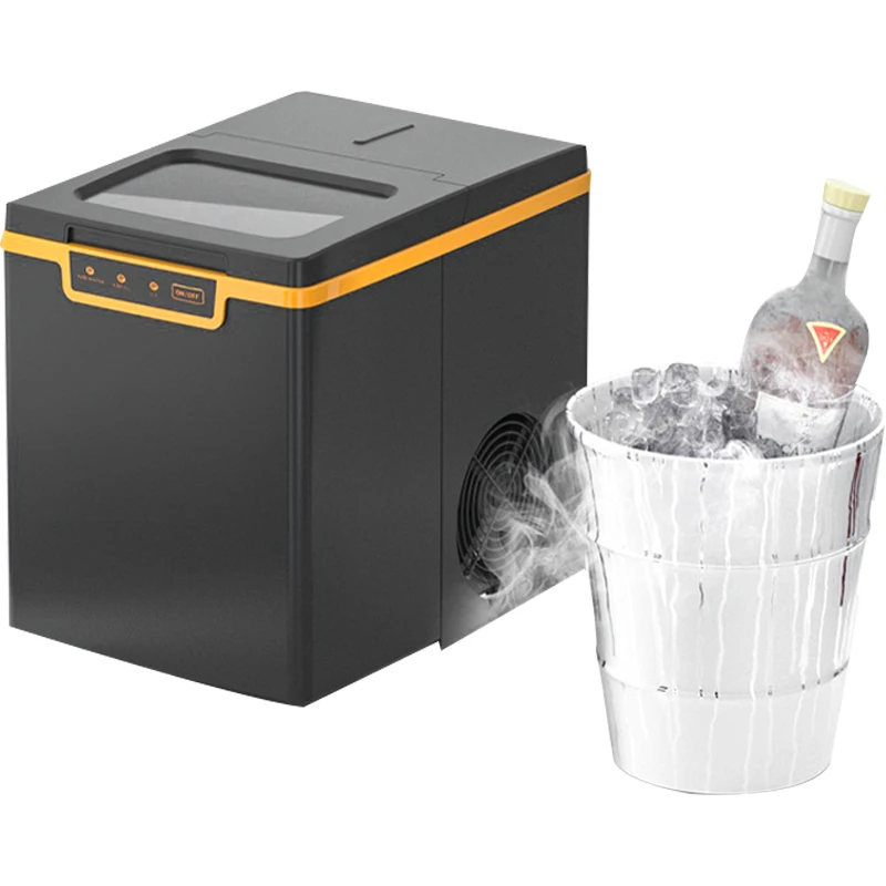 Ice2030 15kg -20kg/24h portátil máquina de fazer gelo inglês painel comercial loja de chá de leite cubo de gelo fazer pequena fatura de gelo automática