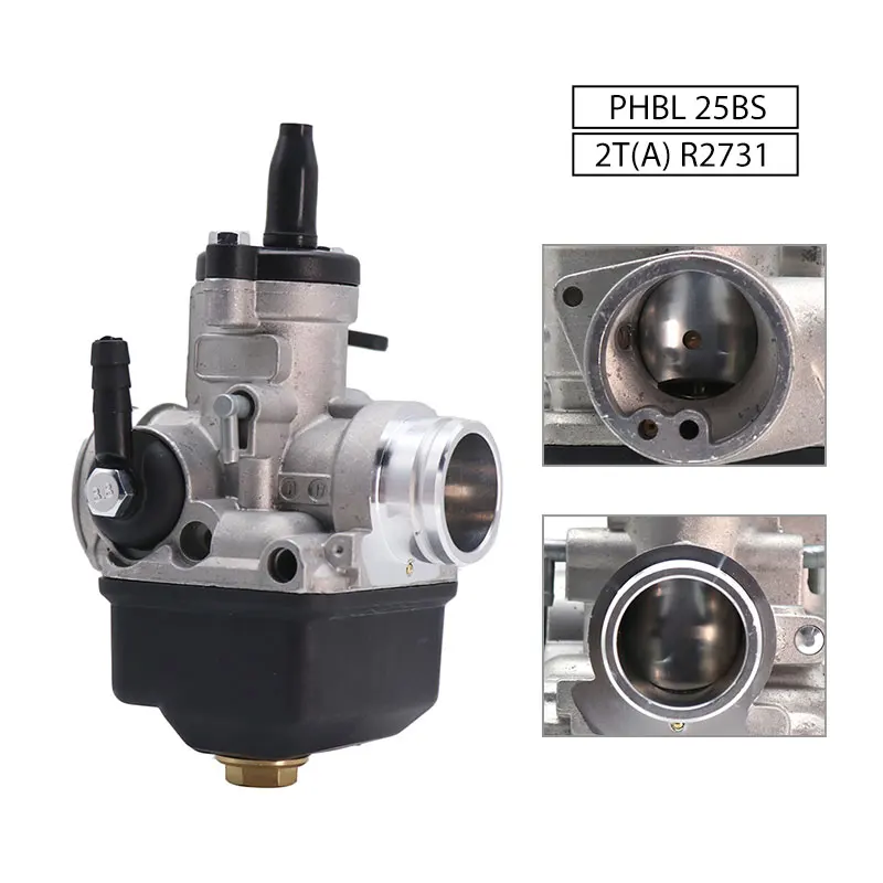 Alconstar-Dellorto PHBL 20AS 22A 24AS 25BS 26BS Motorcycle Carburetor Carb 2/4 Stroke For Honda Yamaha Piaggio 100CC 250CC