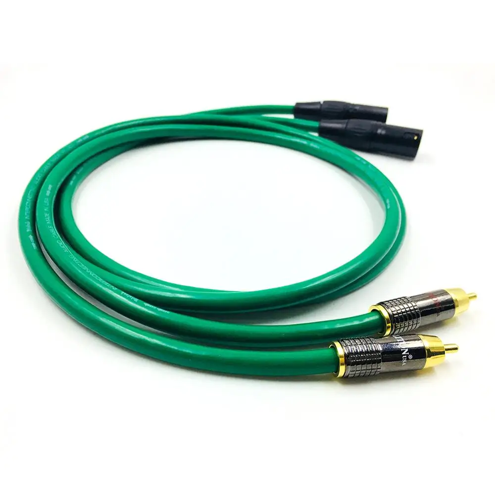 

Hifi MCINTOSH 2RCA to 2 XLR Audio Cable Mplifier DVD Player XLR Balanced Interconnect Cable