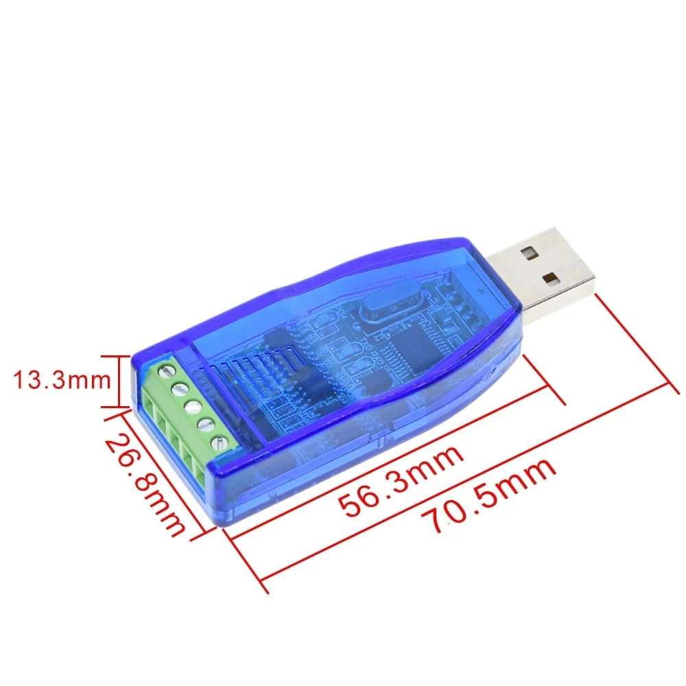 Tzt industrial usb to rs485 422 ch340g konverter upgrade schutz konverter kompatibilität standard RS-485 platinen modul – Detail 7