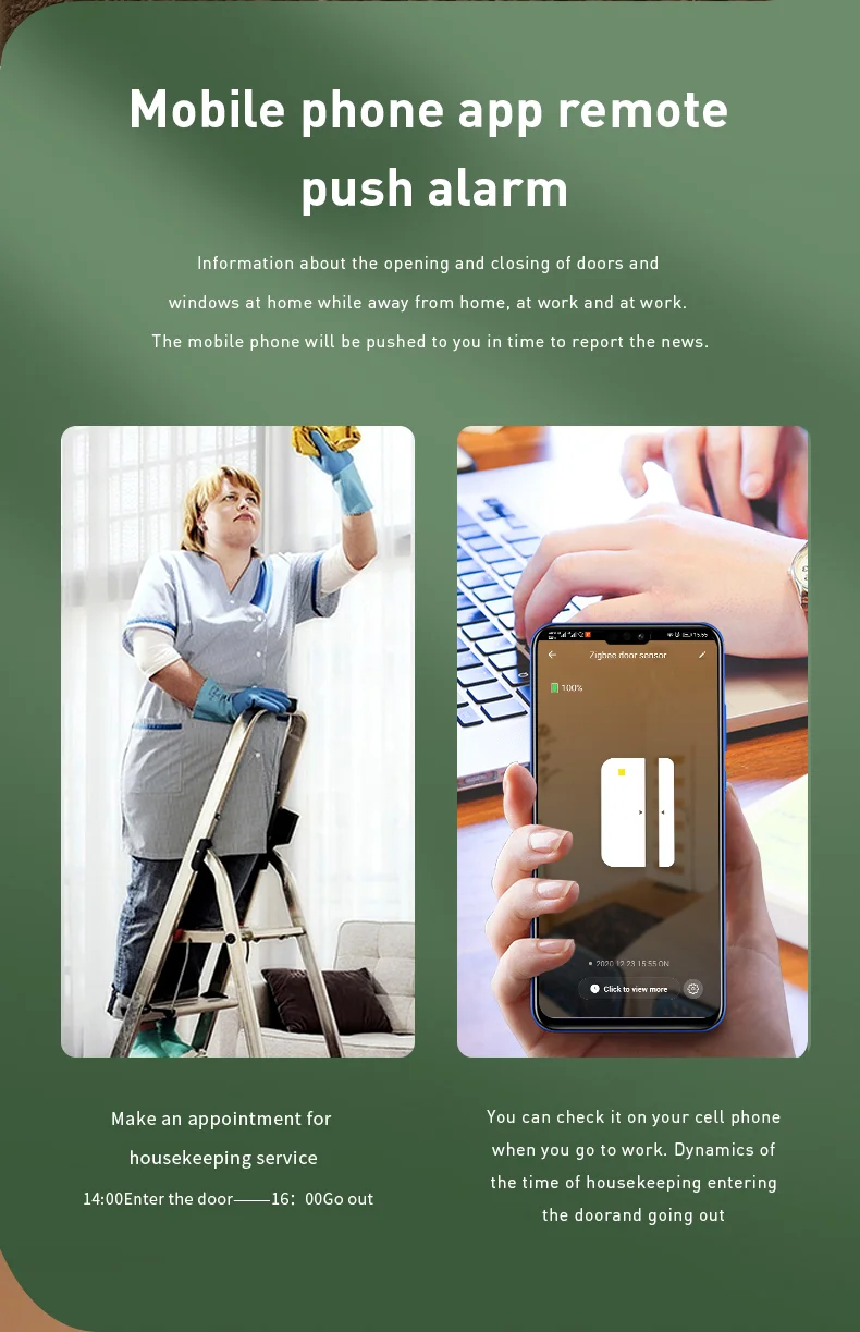 Zigbee Smart Deur Raam Sensor Home Security, Smartlife Tuya App Afstandsbediening, Alexa Google Thuis Voice Controle
