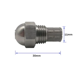 1/4 ''dysza palnika olejowego wtrysk oleju ze stali nierdzewnej dysza do mgiełki rozpylającej 0.2MM-1.8MM