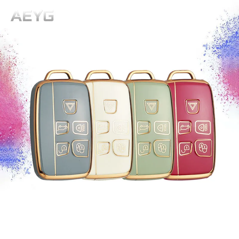 

TPU Car Flip Key Case Cover Shell Fob For Land Rover Range Rover Sport Evoque Freelander For Jaguar XF XJ XE XJL XF Accessories