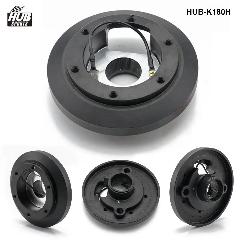 HUB Sports Racing Sport Steering Wheel 6-Hole Short Thin HUB Adapter For Audi A4/A6/A8 For VW For Porsche HUB-K180H