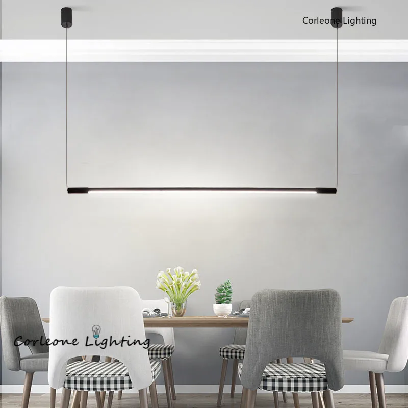 nordic minimalista luzes pingente moderno led luminaria sala de estar sala de jantar pendurado lampada longa linha tira pingente lustre 01