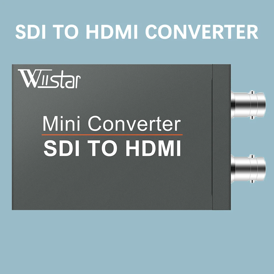 

Конвертер Wiistar SDI в HDMI SD/HD/3G-SDI с контурным выходом SDI Адаптер BNC в HDMI 720P 1080P для монитора HDTV Бесплатная доставка