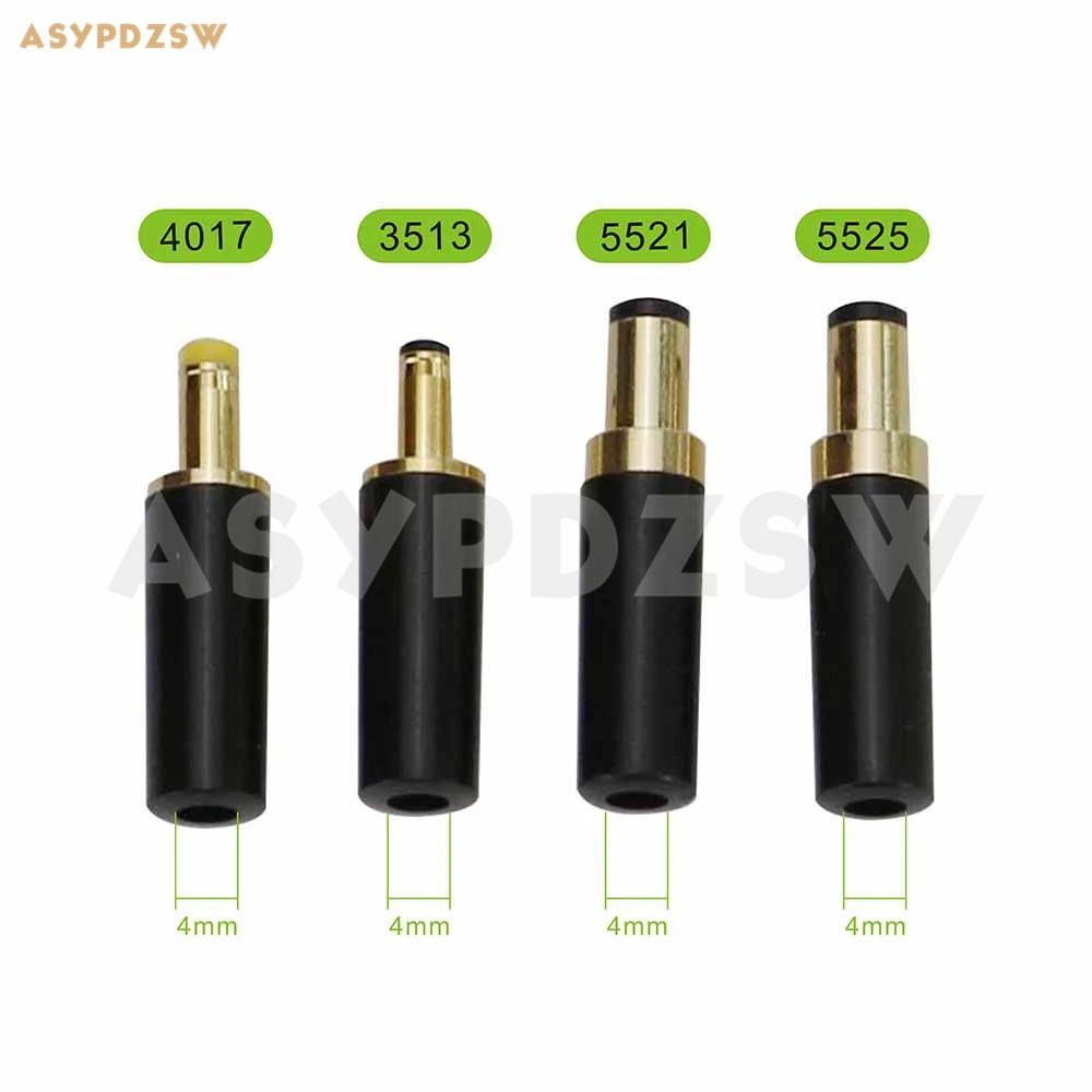 1 PCS High quality gold plating DC plug 4017/3513/5521/5525 (Optional) DC power supply plug