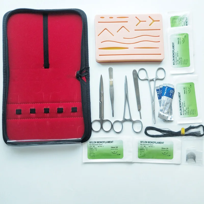 Medical Science Suture kit Practice De Sutura Resources Tools Quirurgica Medicine Student Nurse Suturas Educational Equipment