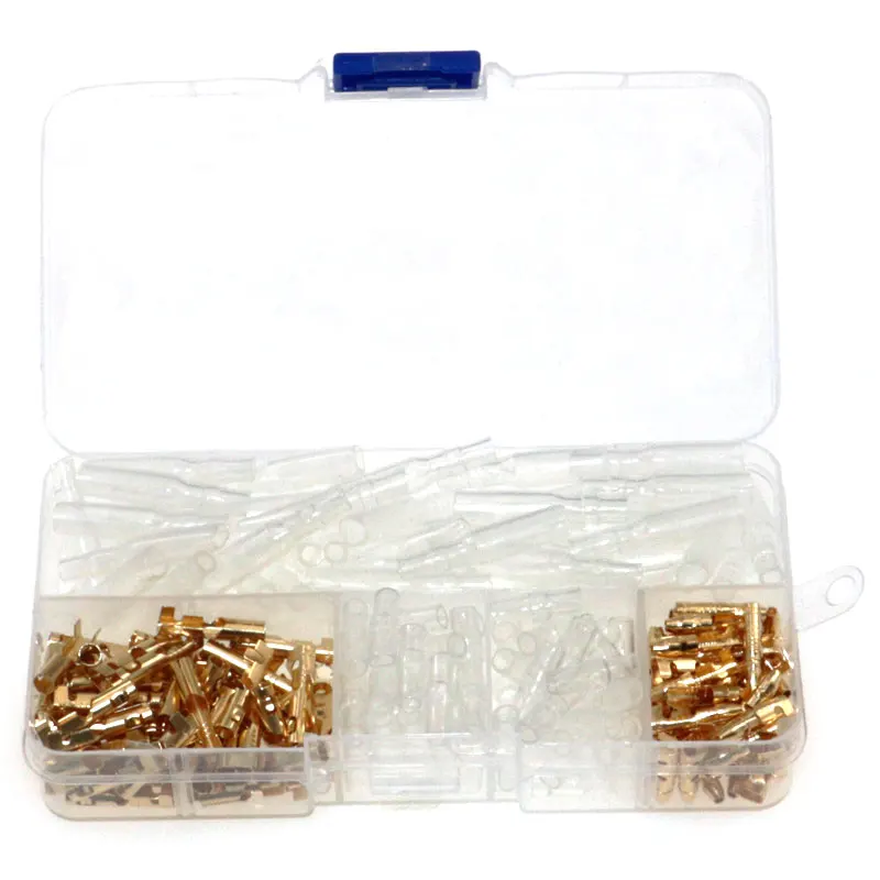 3.5mm Bullet Terminals Electrical Crimp Terminator,Male Female bullet Terminals,Female socket and sleeve Wire Connector Kit