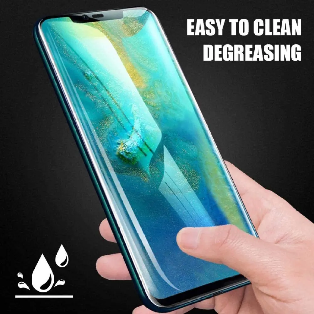 100D Protective For Huawei Honor 9X Premium 3D Hydrogel Flim on Hono 10X Lite 9A 9C Honer 9X Safety Screen Protector Film