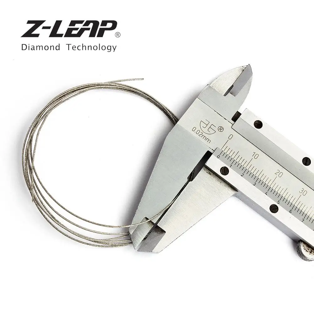 Z-LEAP 0.3/0.5 DIY Đối Phó Thấy Chiều Dài 3M Kim Cương Dây Thấy Gỗ Trang Sức Đá Kim Loại Mạ Điện Ngòi Thường Thấy kim Cương Cắt Dây