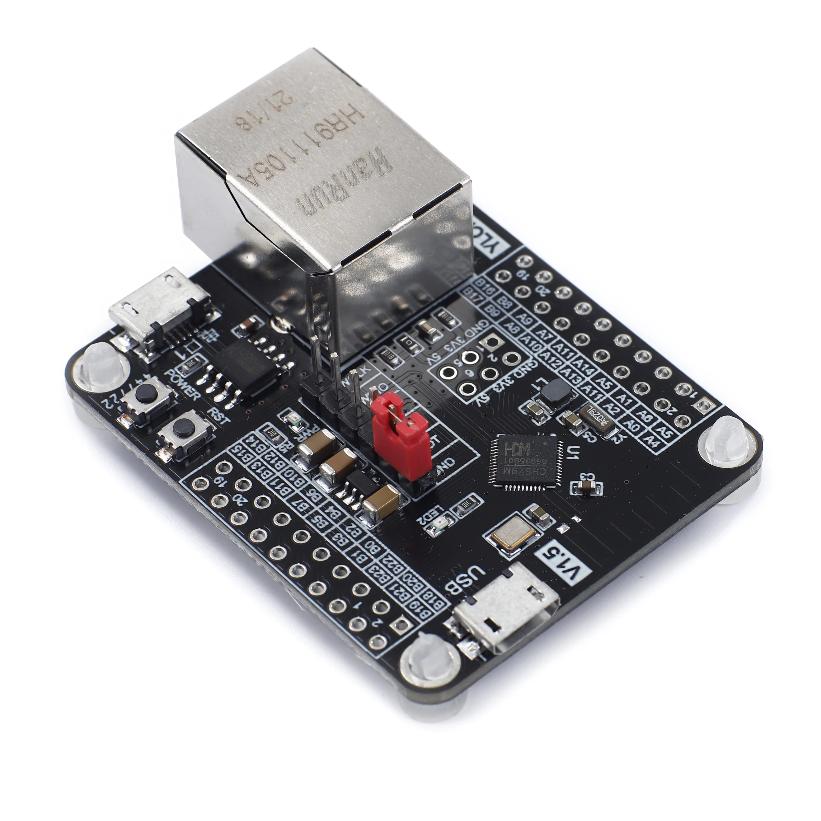 Puerto serie CH579M a placa de desarrollo Ethernet en lugar de STM32 en lugar de DTU Bluetooth BLE USB host