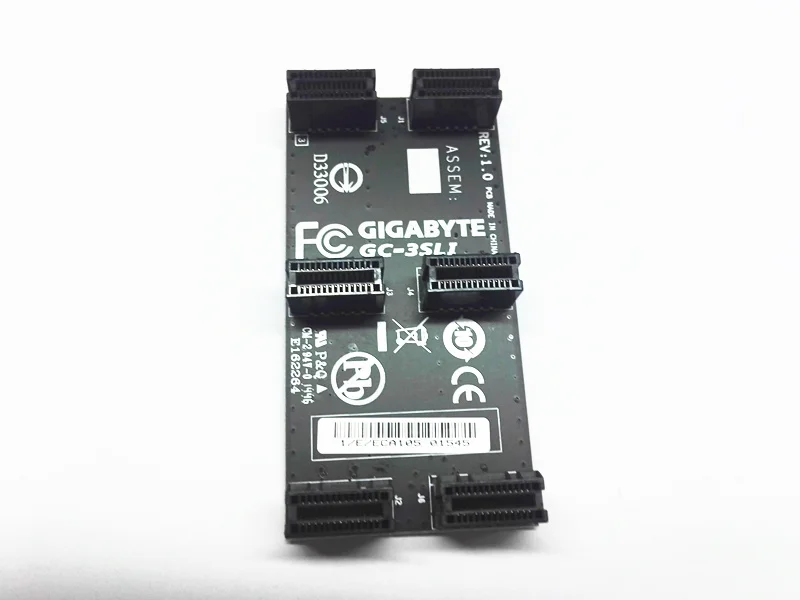 Gigabyte original ponte dura de três vias ponte macia N cartão SLI linha placa gráfica cabo crossfire fio crossfire cartão crossfire