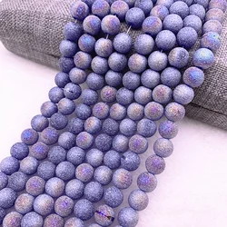 New 6/8mm Austrian Frosted Matt Crystal Glass Beads Loose Spacer Beads Handmade for Jewellery Making DIY Bracelet Necklace #24