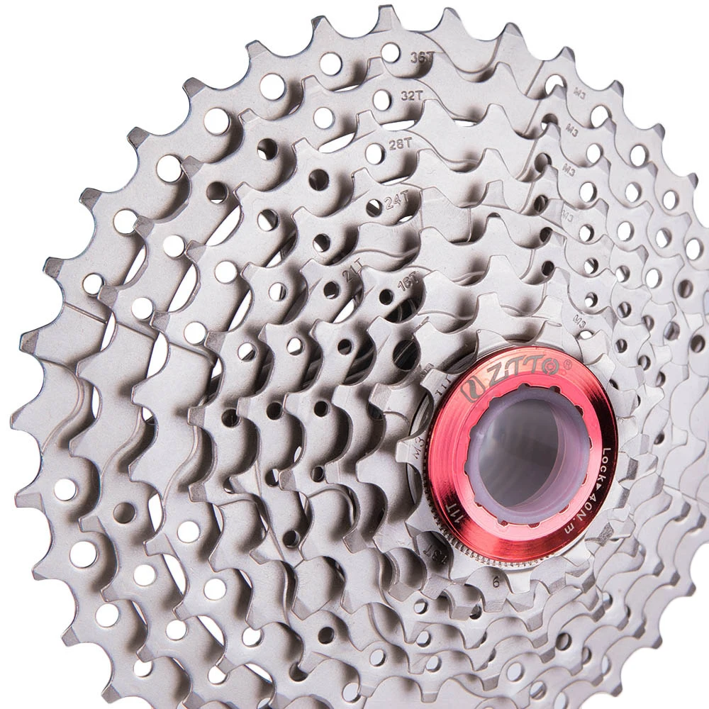 

MTB 9 s 11-36T Серебристая кассета 9 s 27s 9-скоростная Звездочка свободного хода для горного велосипеда для Shimano M370 M430 M4000 M590 M3000