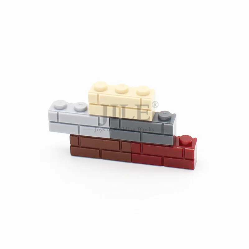 DIY Building Blocks Wall Figures Bricks 1x2 1x3 1x4 Dots Constructions City Creative Toys Build MOC Compatible with 98283 15533