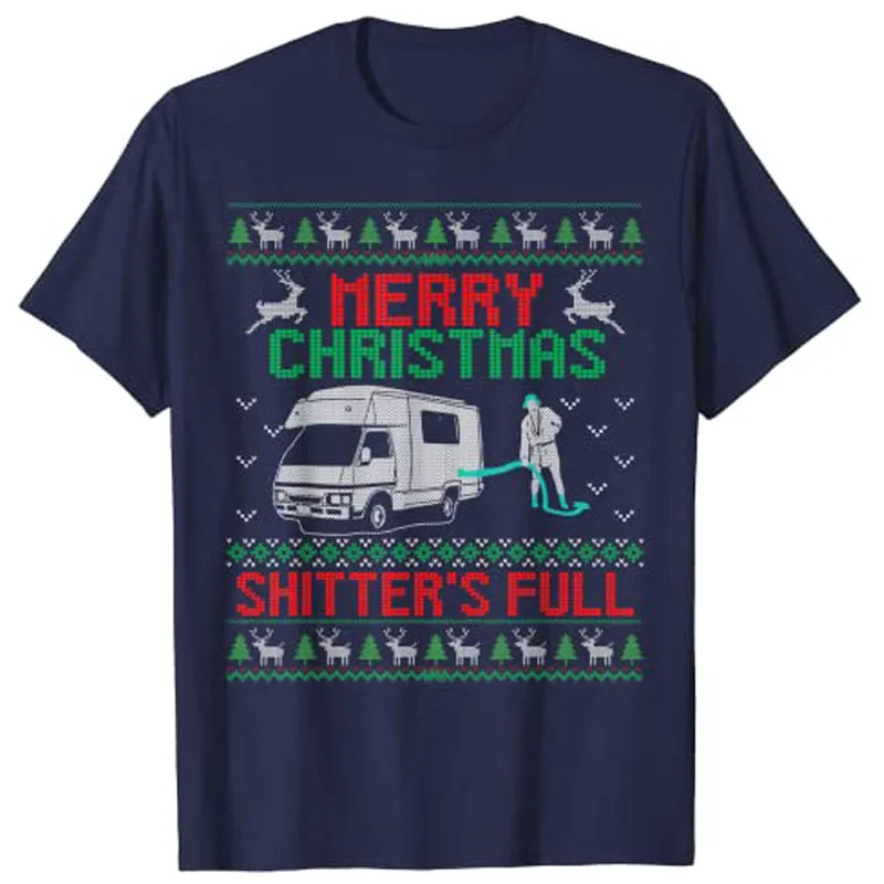 Merry Christmas Shitter Sweater Was Full Funny Xmas Pajama T-Shirt