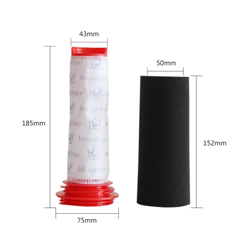 1 قطعة رغوة الإسفنج تصفية لبوش BCH6 754176 754175 مكنسة كهربائية لاسلكية استبدال مرشحات إكسسوارات قطع غيار