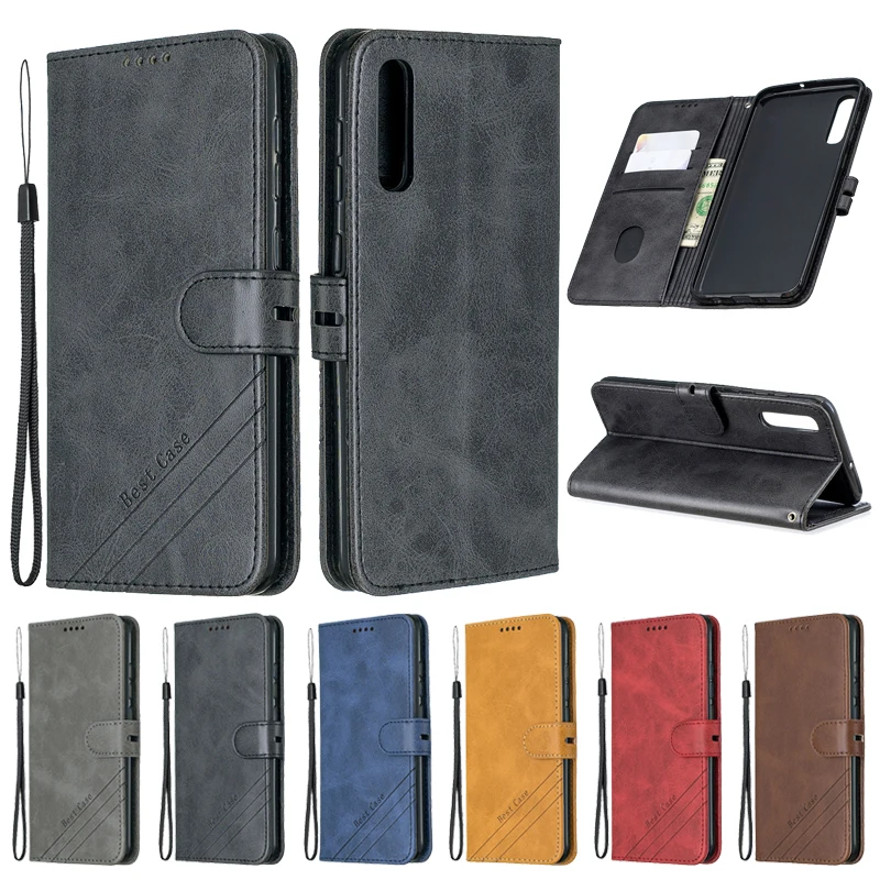 For Samsung Galaxy A50 Case Leather Magnetic Flip Case sFor Samsung A50 A10 A20 A30 A40 A70 A20e A30S Phone Case Cover