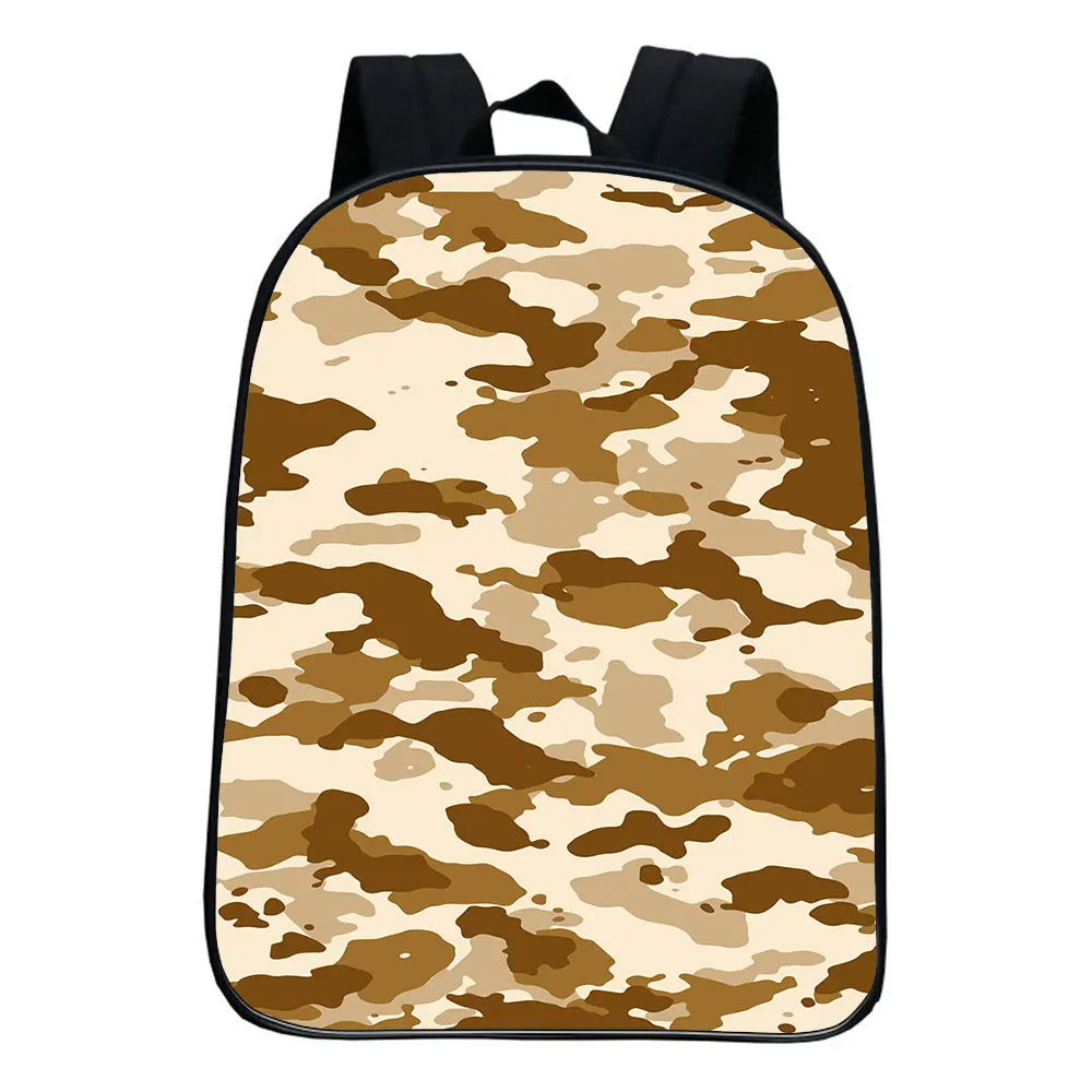 Camouflage Backpack Boys Girls Kids Cartoon Rucksack Unisex Travel Laptop Knapsack Students Bag Kindergarten school bag