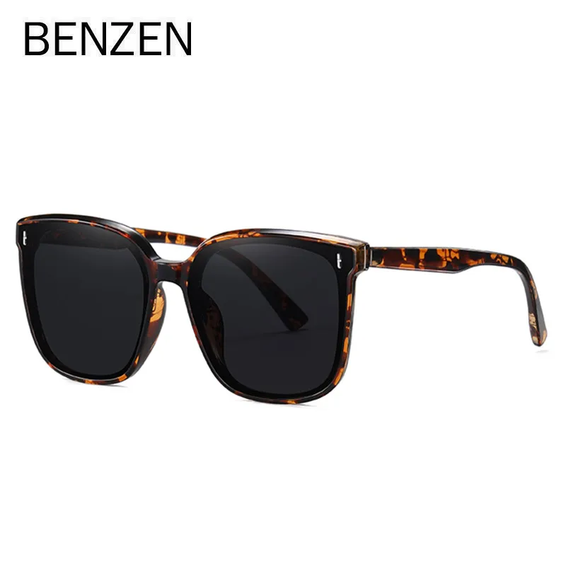 

BENZEN Fashion Sunglasses Women Big Frame Sun Glasses For Female Ladies Shades Nylon Lens UV Protection 6733