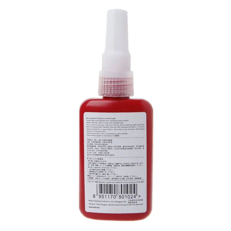 271 Thread Locker Adhesive Sealant Locktite Prevent Oxidation Screw Use 50ML