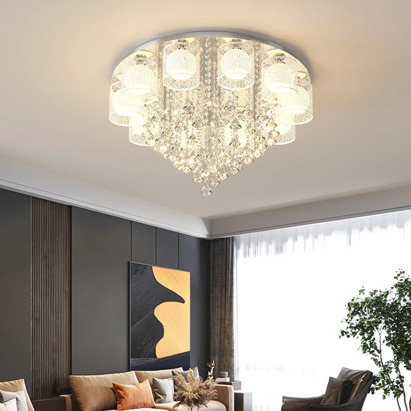 

Crystal Ceiling Chandelier Decorative Ceiling Lamps Living Room Lamp For Home Modern Led For Bedroom Kitchen Dining Tables Light