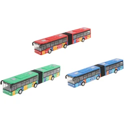 Friction Powered Pull Back and Go Car Articulated Bus for Kids Toddler Boys & Girls Aged 2 3 4 5 Year Old Birthday Gifts