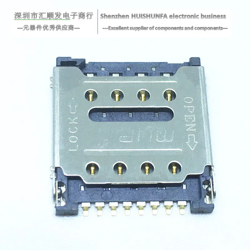 MUP-C791 حامل بطاقة Micro Sim قابل للطي 8p H1.5