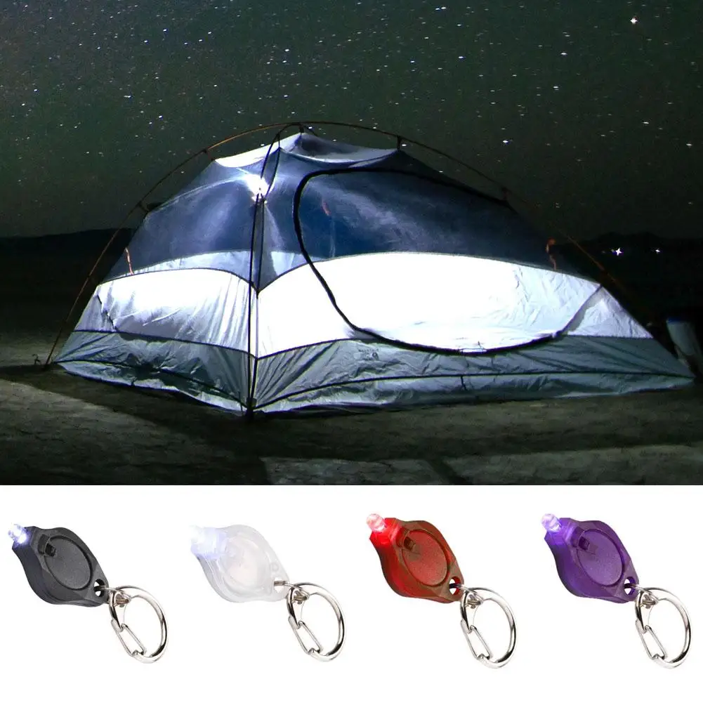 Portable Outdoor UV light Currency Detector Mini LED Flashlight Keychain Night Light