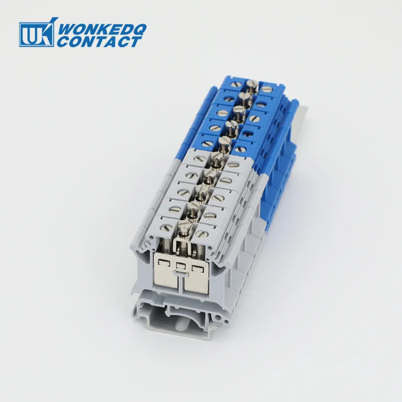 1Pc FBI10-12 Wiring Jumpers For UK16 UIK16 UK10-DREHSI Connector FBI 10-12 DIN Rail UK Terminal Block Accessories Fixed Bridge