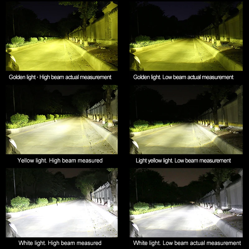 Xi Nhan Canbus F2 F3 Xe Ô Tô Đèn Led Đèn Pha Bóng Đèn H4 H7 H11 9004 9005 9006 9007 H13 55W 8000LM 3 Màu người Lái Xe Ô Tô Tự Động Đèn Led Bóng Đèn Pha