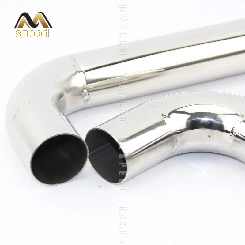 1PCS car accessories Automobile exhaust pipe muffler turns into stainless steel elbow 90 degree Angle pipe to reduce diameter