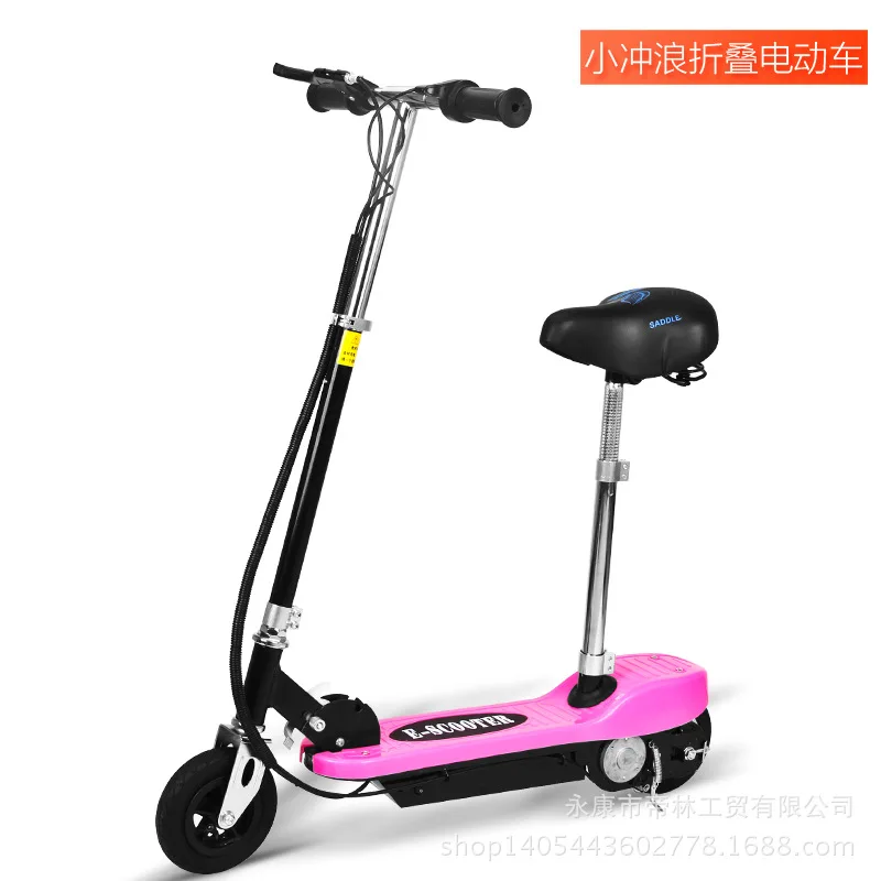 Adult Students Electric Scooter Foldable Lithium Battery Shock-absorbing Mini Electric Bicycle