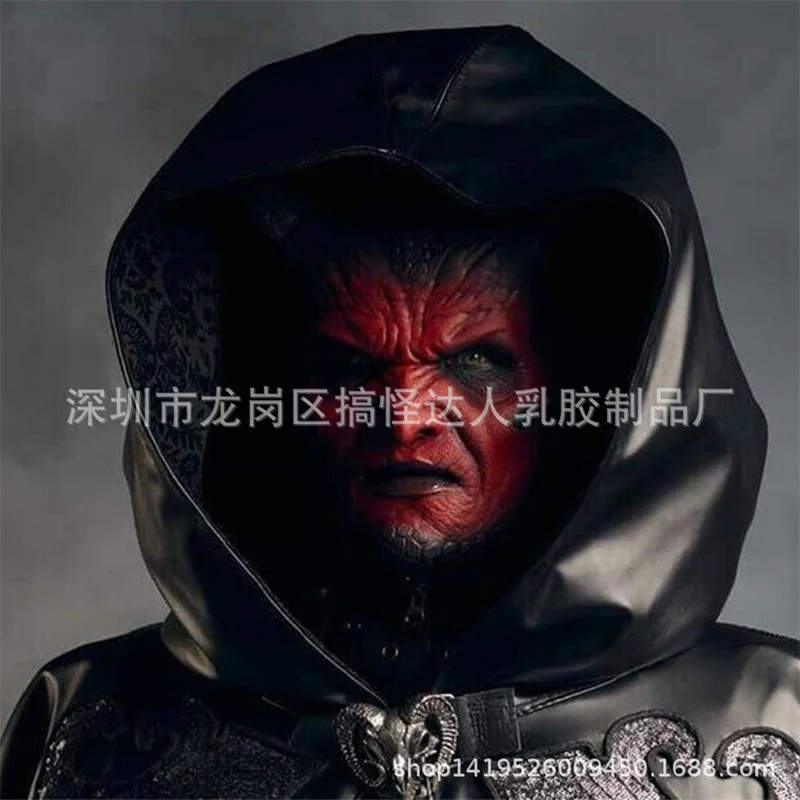 2021 New fossil al The Demon Mask IKARI THE DEMON Mask with corna Devil Latex Cosplay Costume puntelli maschere Halloween