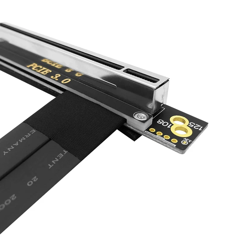 Cable de extensión PCI Express PCIE Riser, tarjeta gráfica PCI-E 4X a 16X, conector PCI Express, extensor de Cable Flexible