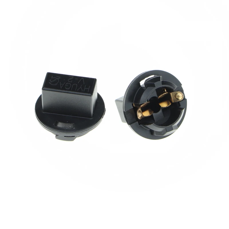 10pcs T10 W5W Car Bulb Socket Twist-Lock Type For Instrument Cluster License Plate Sunroof Light Base Accessories