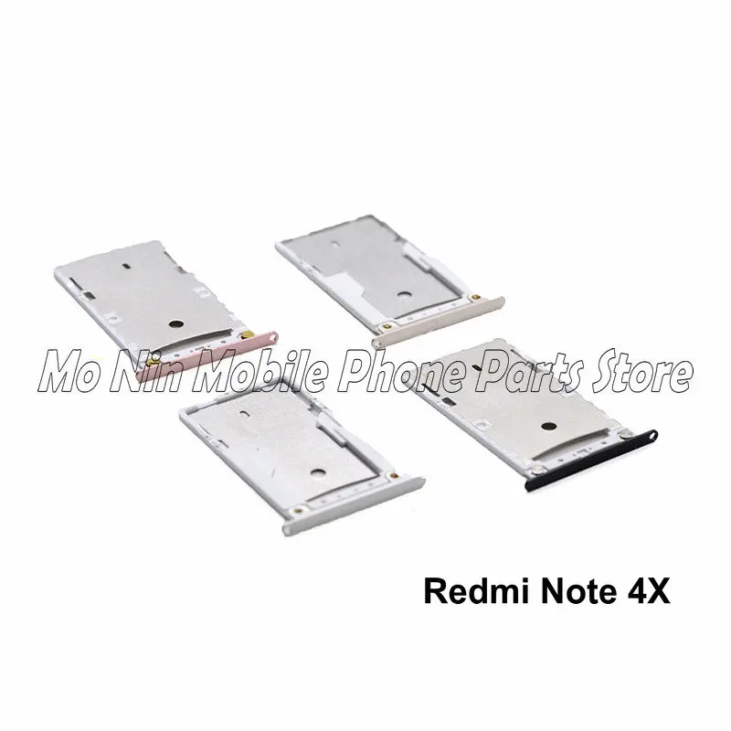 New SIM Card Tray Khe Cắm Ổ Cắm Giữ Adapter Phụ Tùng Thay Thế cho Xiaomi Redmi Lưu Ý 4 4X SIM & Thẻ TF khay Adapter