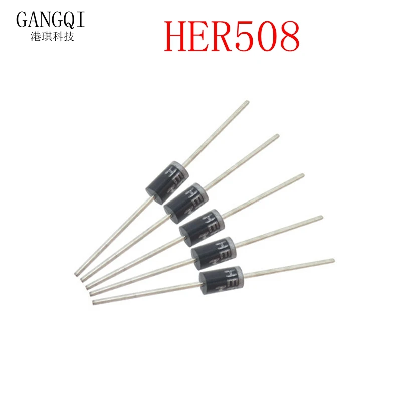20PCS HER508 Diode 5A 1000V High Efficiency Rectifier Diode