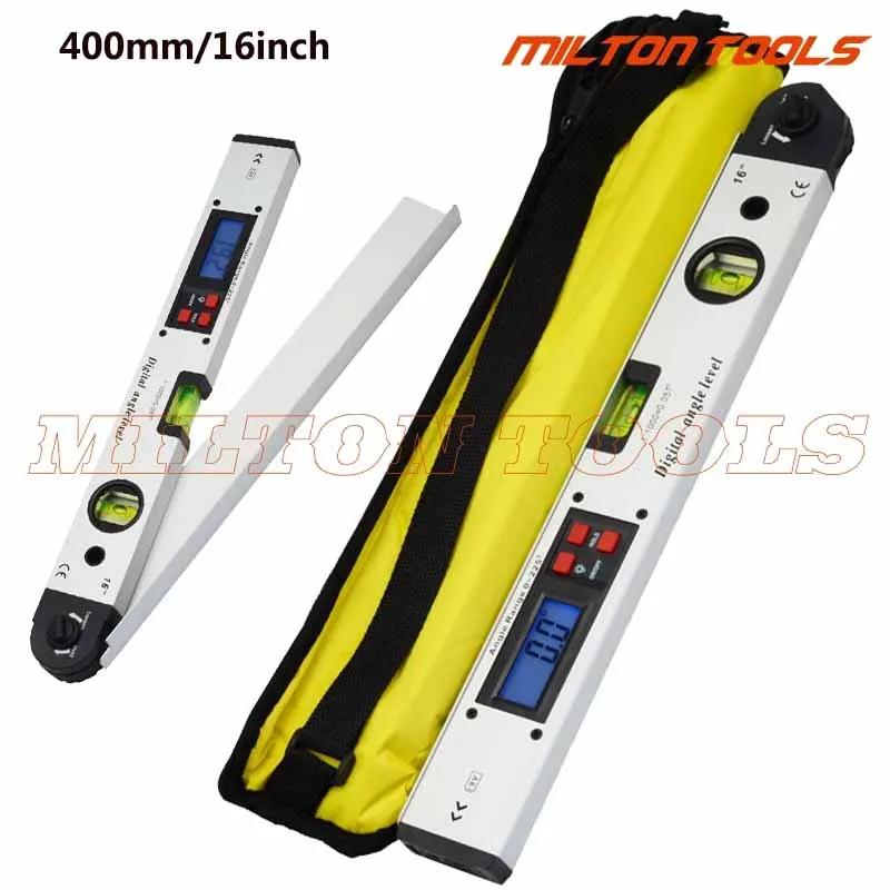 High quality 400mm/16inch Digital angel Level LCD display digital Protractor level spirit level Angle Finder