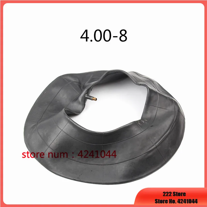 4.00-8  (4.80/4.00-8)  Inner Tube Straight Valve Stem for Lawn Mower, Wheelbarrow, Mini Bike, Go-Karting, Hand Trucks