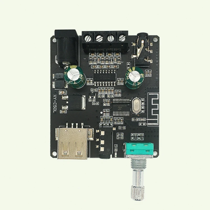 XY-C50L 3.5 مللي متر USB التطبيق البسيطة بلوتوث 5.0 50w + 50w اللاسلكية الصوت الرقمية السلطة مكبر للصوت ستيريو مجلس بلوتوث أمبير Amplificador