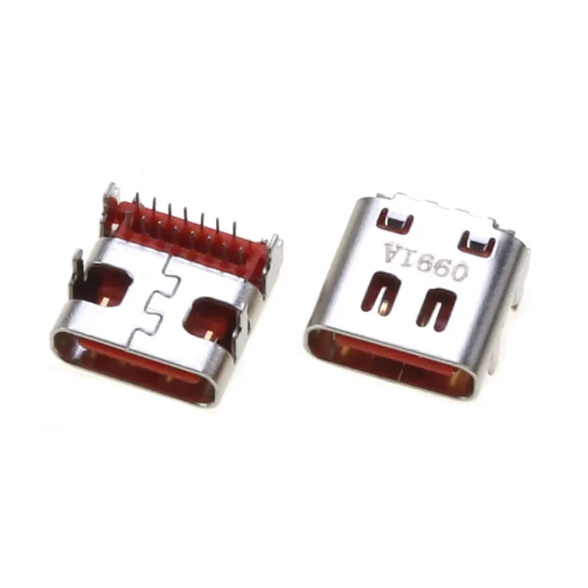 YuXi 1Pcs USB Type-C 16pin หญิง Connector การชาร์จ Port Charger ปลั๊กเสียบ