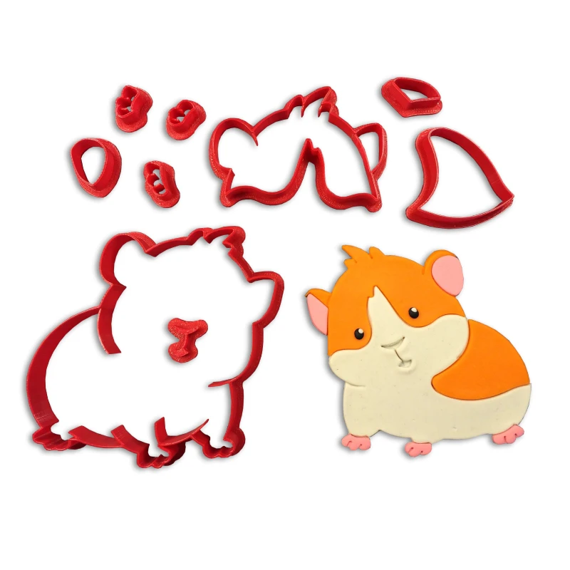 Cute Animal Hamster Groundhog Cookie Cutter Cake Cupcake Ground Hog Fondant Decorating Mould Kid's Birthday