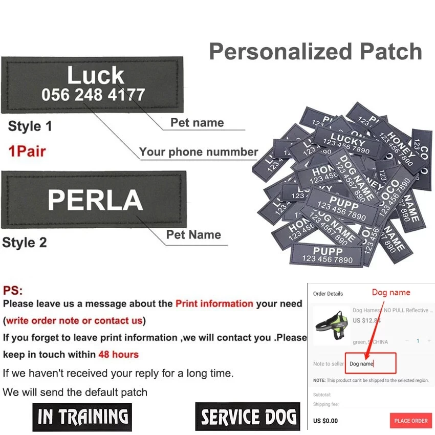 Reflective No Pull Dog Harness 3